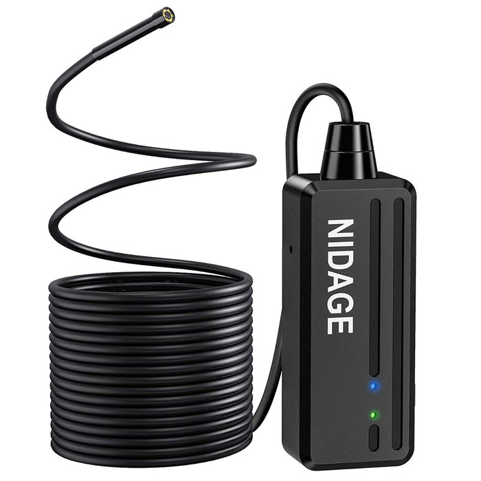 Wireless Endoscope NIDAGE 2MP WiFi Borescope 1080P HD Inspection Camera (11.5FT)