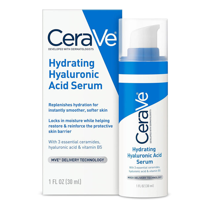 Cerave Hyaluronic Acid Serum for Face with Vitamin B5 and Ceramides - 1 oz