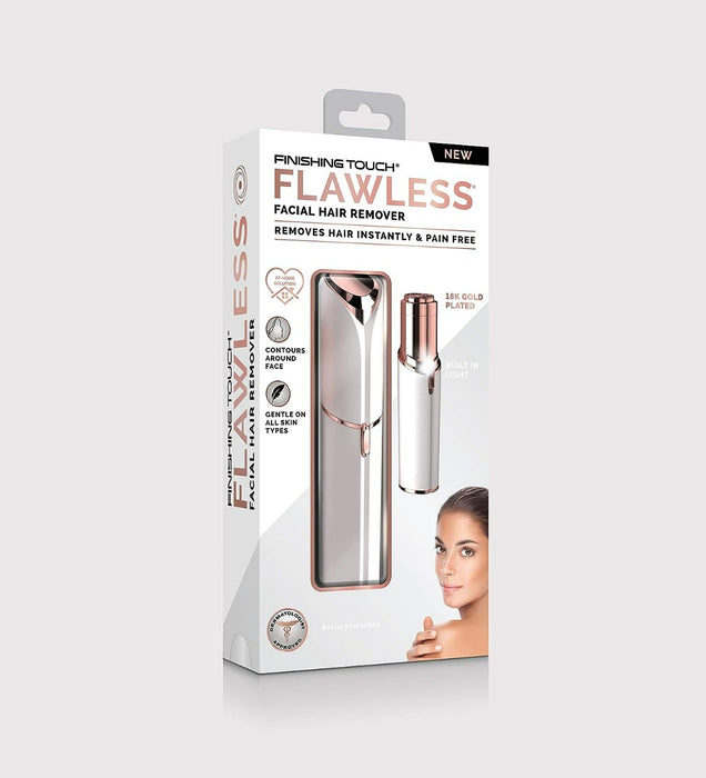 Finishing Touch Flawless Women's Painless Hair Remover -White/Rose Gold