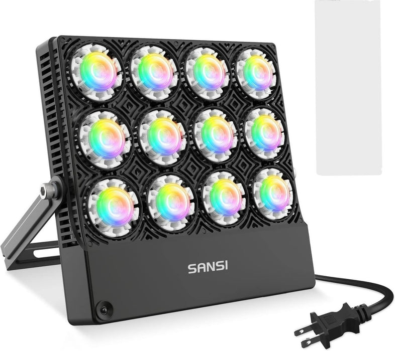 SANSI C2020-BW-70W-RGB-Led Flood Light 500W Equivalent ( No remote)