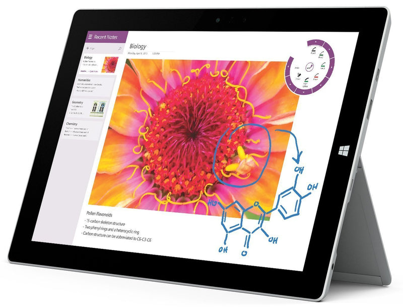 Microsoft Surface 3 10.8 Inch 64GB 1675 Intel Atom Windows Tablet - Silver