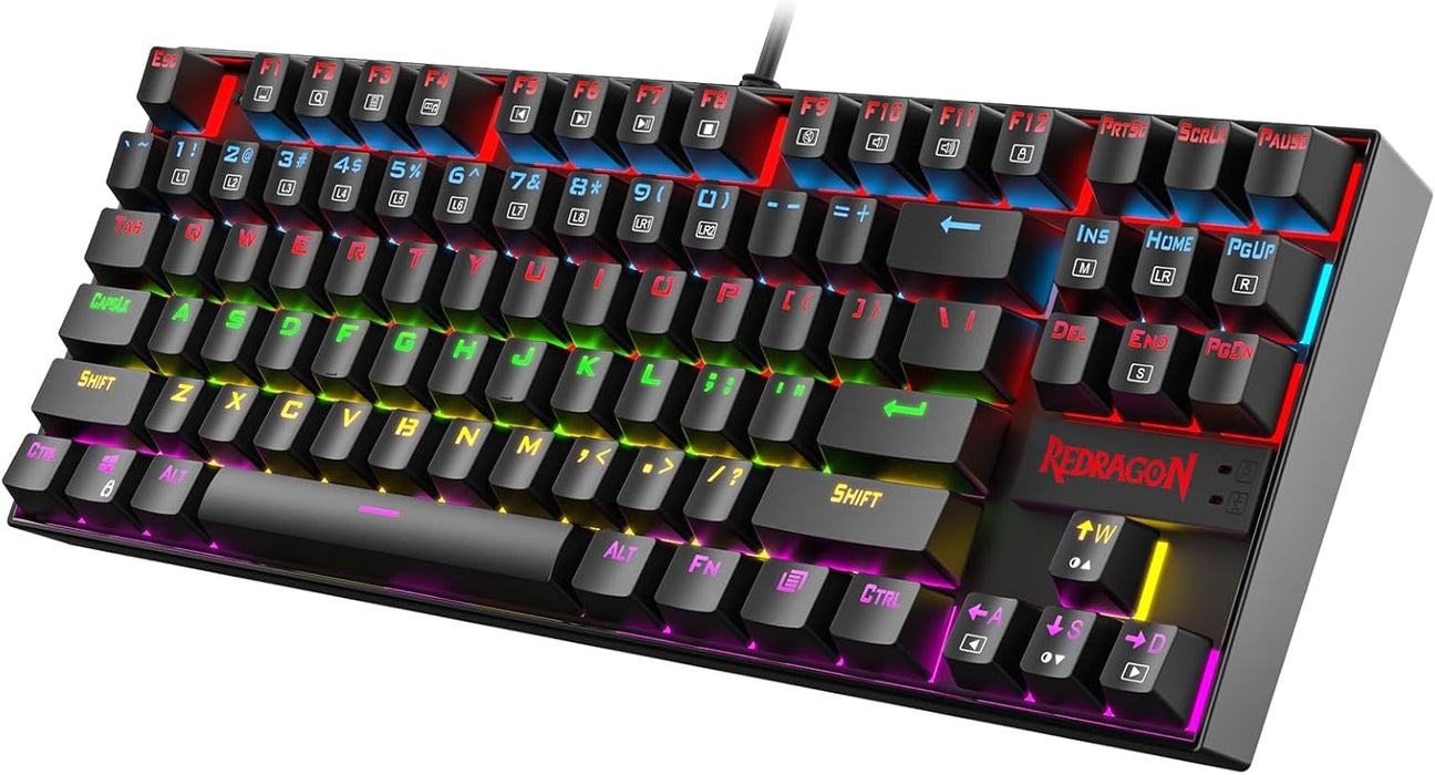 Redragon K552 Mechanical Gaming Keyboard LED Gaming Keyboard with Red Switches