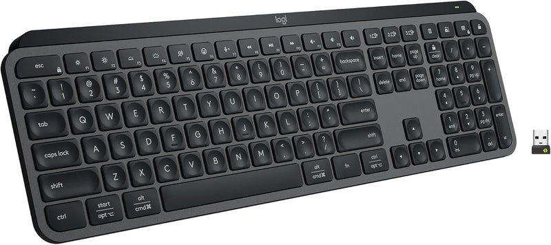 Logitech MX Keys S Wireless Keyboard (No Receiver) - Black