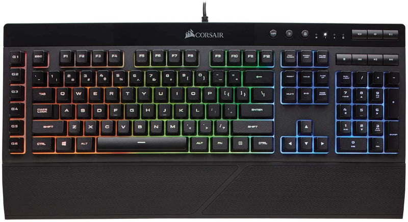 Corsair K55 RGB Gaming Keyboard - Black