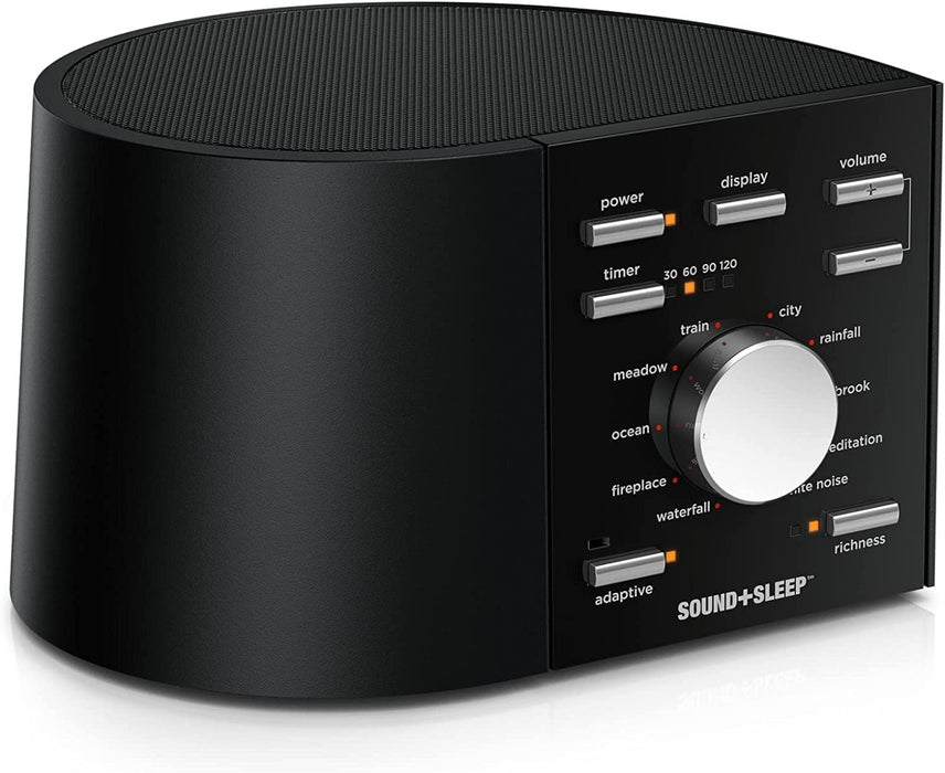 Sound+Sleep High Fidelity Sleep Sound Machine with 30 Guaranteed Non-Looping Nature Sounds