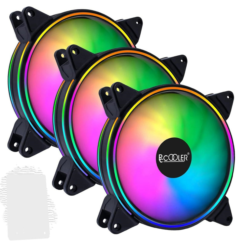 PC Cooler PC-M120FRGB 120mm Fan Moonlight Series-Triple pack