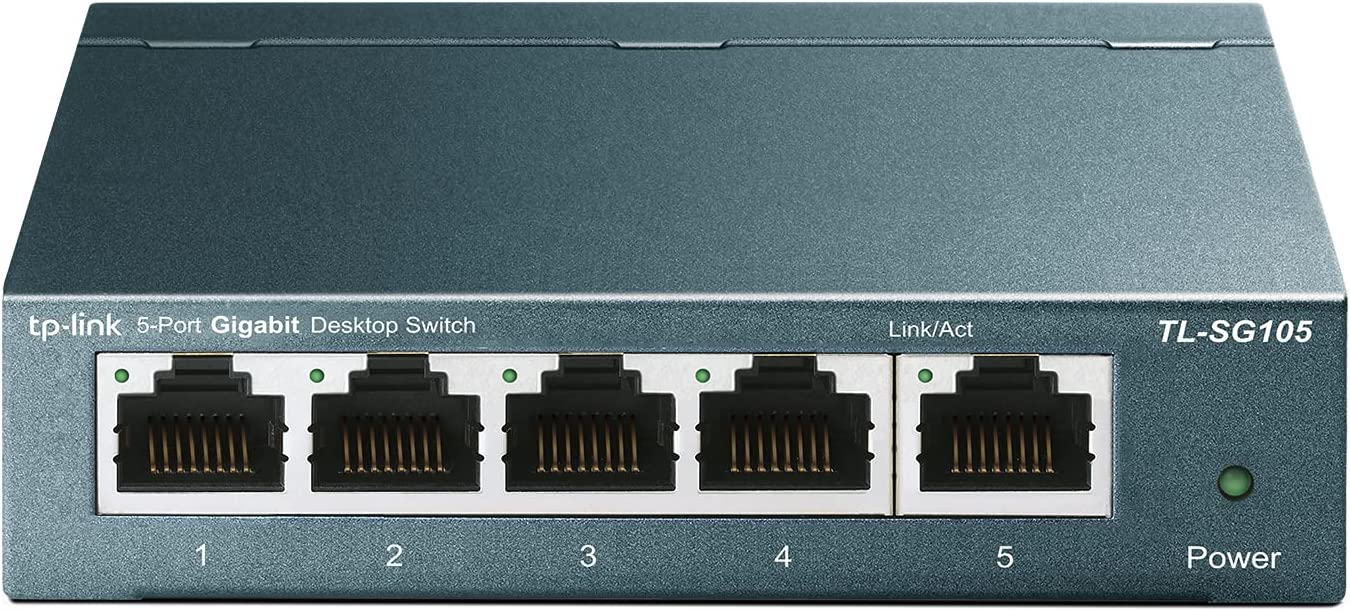 TP-Link TL-SG105 5 Port Gigabit Unmanaged Ethernet Switch Network Hub