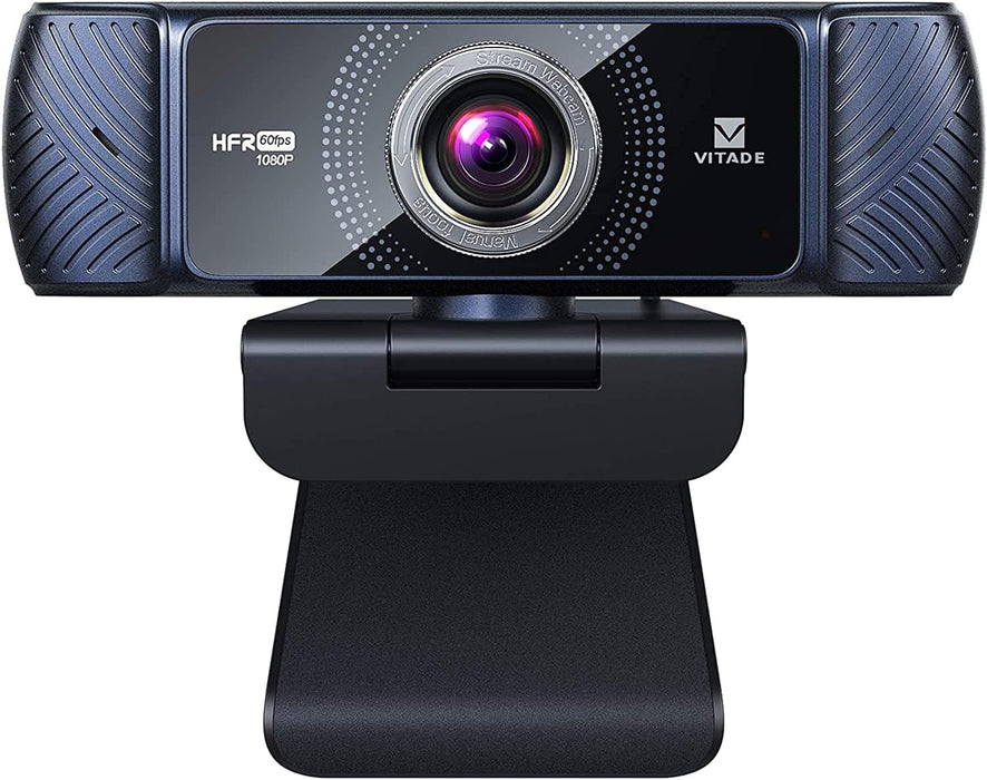 VITADE Webcam 1080P 60FPS with Microphone for Streaming