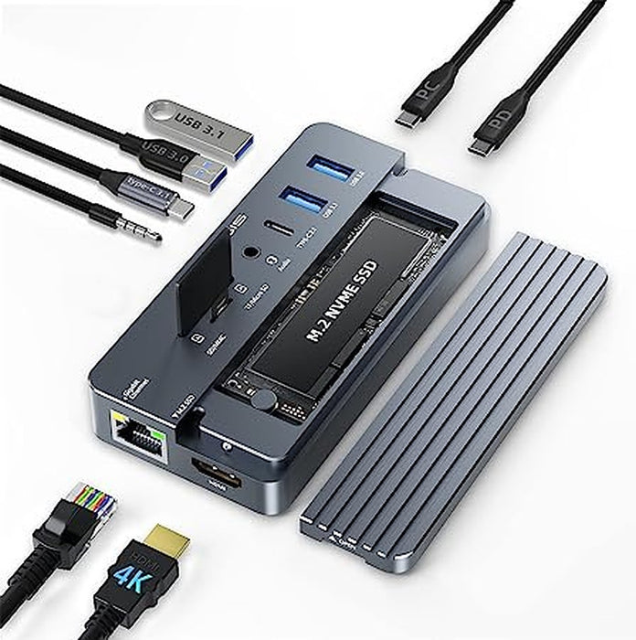 Acasis CM073 10-in-1 USB-C Hub with SSD Enclosure