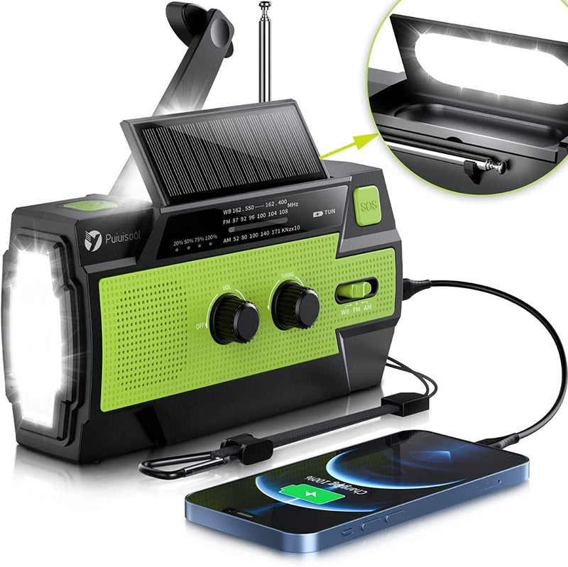 Emergency-Radio-Puiuisoul- Green