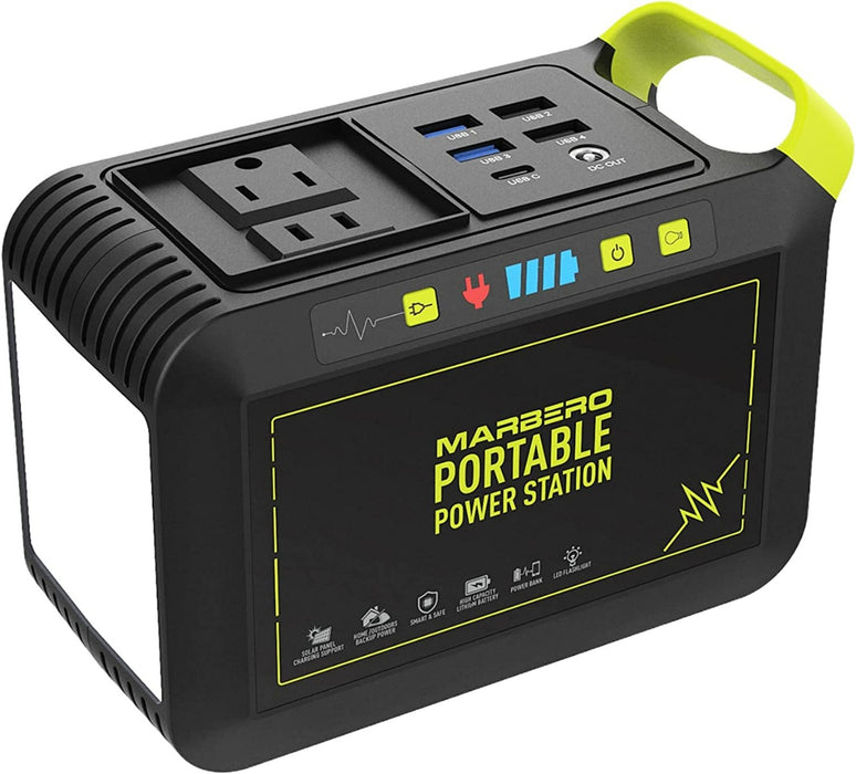 MARBERO M82- 88Wh Portable Power Station 24000mAh Camping Solar Generator