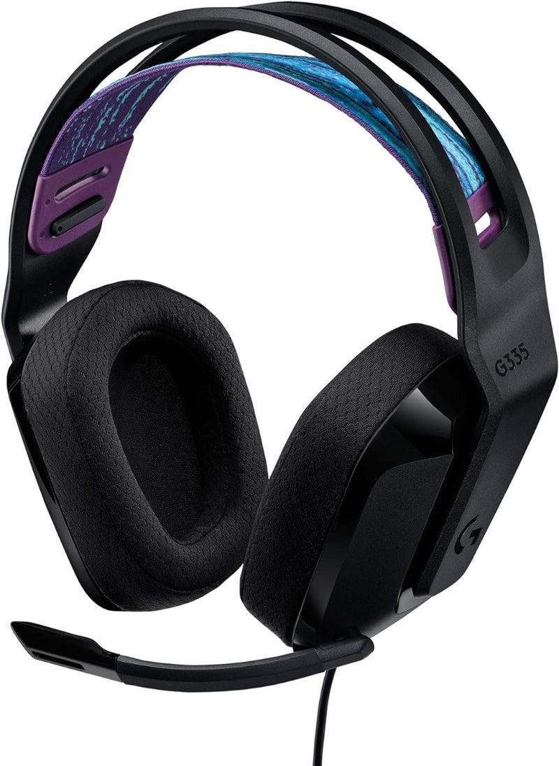 Logitech G335 Wired Gaming Headset Compatible with PC, PlayStation, Xbox, Nintendo Switch - Black