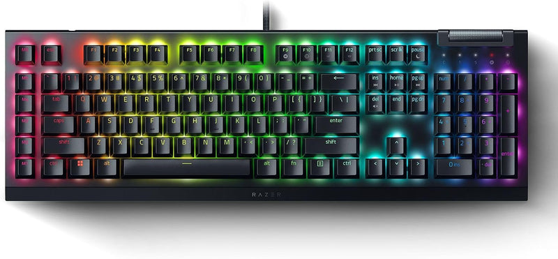 Razer BlackWidow V4 X Mechanical Gaming Keyboard: Green Switches