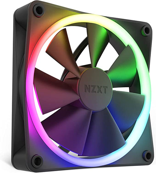 NZXT F120 RGB Fans - HF-28120-B1 120mm Fan - Black