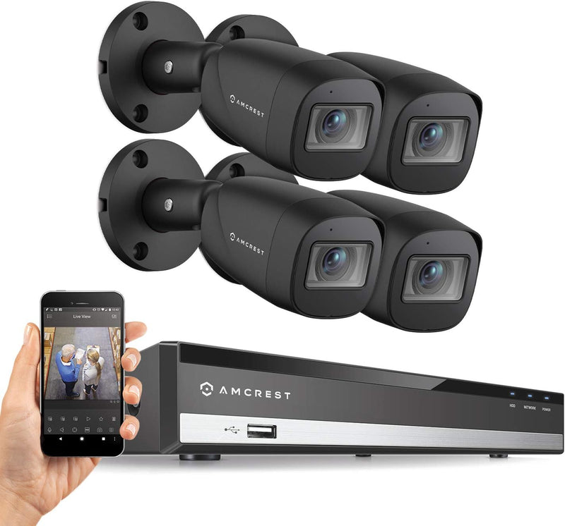 Amcrest 1080P-Lite 8CH Security System 8x Analog Cam AMDVTENL8-4B-B