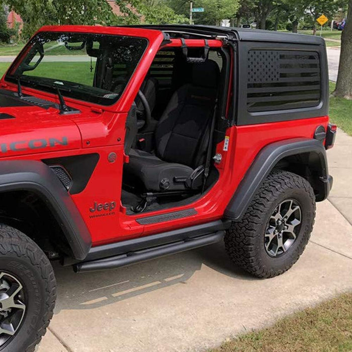 OFFROAD - Wrangler| Matte Black American Vinyl for Rear Side Windows | Both Sides JKU 2011 - 2017 (2 Door)