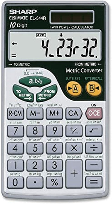 Sharp EL344RB 10-Digit Calculator