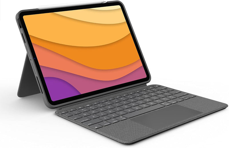 Logitech Combo Touch iPad Air (4th Gen) Keyboard Case Detachable Backlit Keyboard with Kickstand