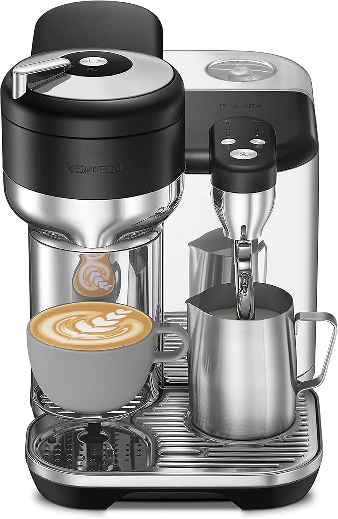 Nespresso Vertuo Creatista Coffee and Espresso Maker by Breville - Black Truffle