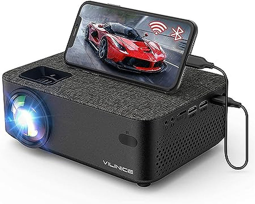 Vilinice VL208-WiFi Projector-Mini Bluetooth Movie Projector