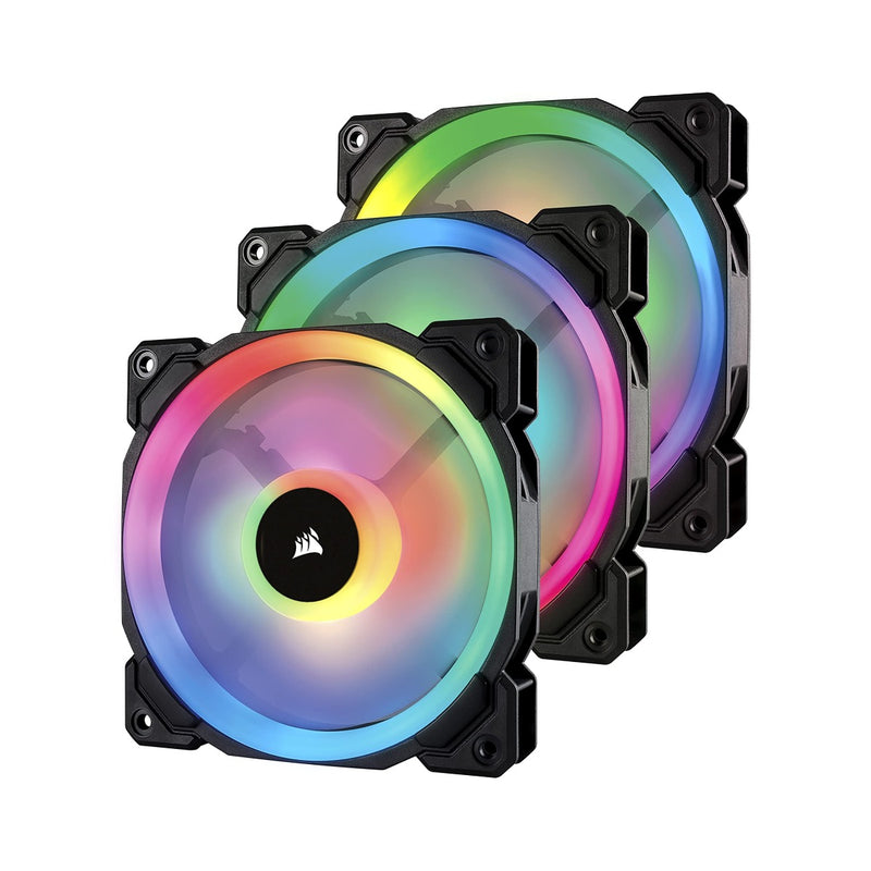 CORSAIR SP120 RGB Elite Performance 120mm PWM Single Fan - 3 Pack