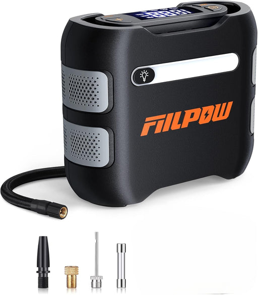 Fiilpow A6 Pro Tire Inflator Max 150 PSI 12V DC Portable Air Compressor