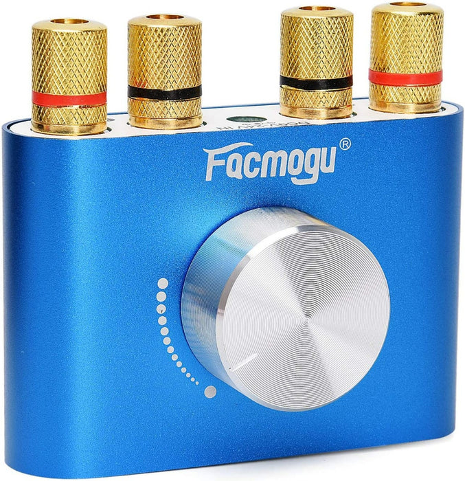 Facmogu F900S Bluetooth Amplifier-Blue