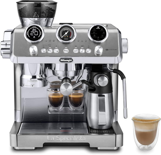 DeLonghi La Specialista Maestro Espresso Machine with Grinder and Milk Frother - EC9885M