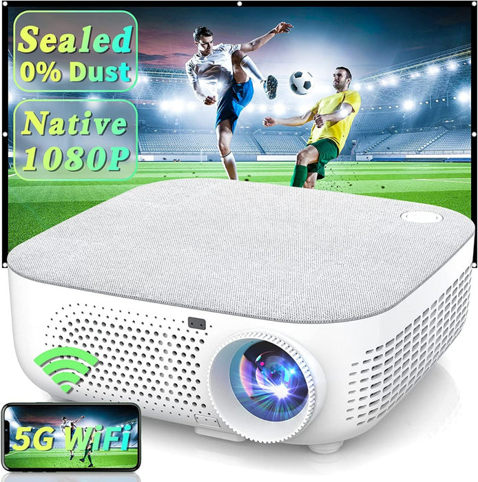 WISELAZER G1- Projector Native 1080P Ultra HD (No Remote)