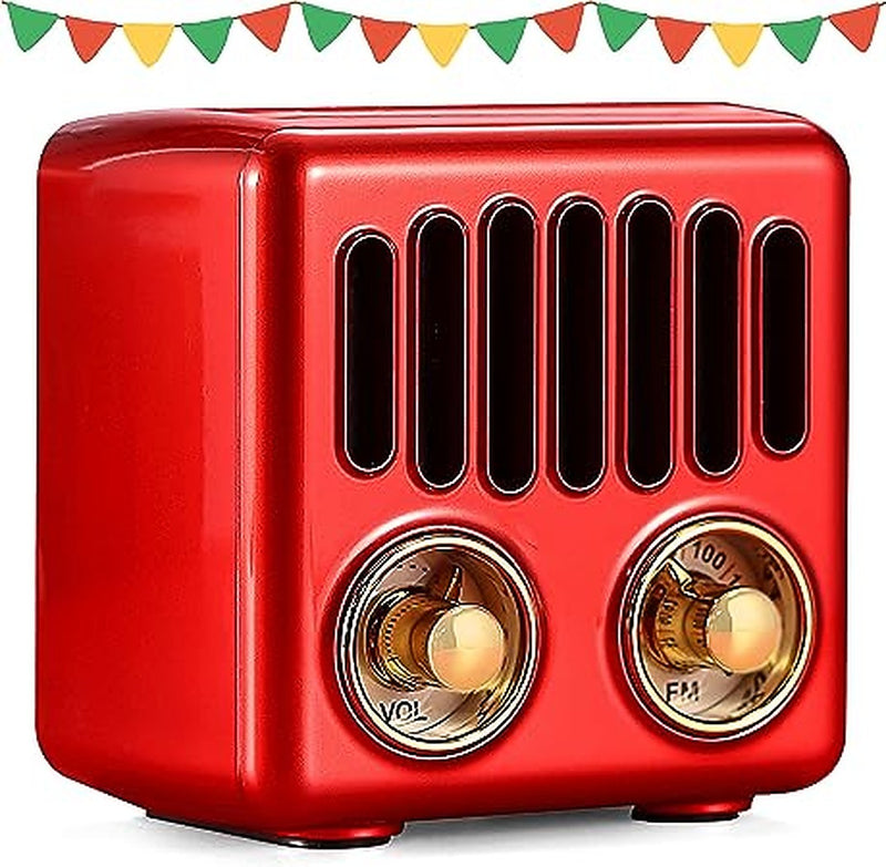 Jimeng JM908R Retro Radio Vintage Bluetooth Speaker Wooden FM Radio 800mAh Rechargeable Battery