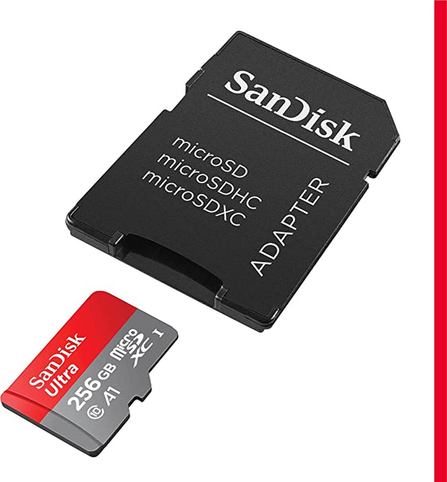 SanDisk  DSQUA4-256G-GN6MN-256GB Ultra microSDXC UHS-I Memory Card with Adapter