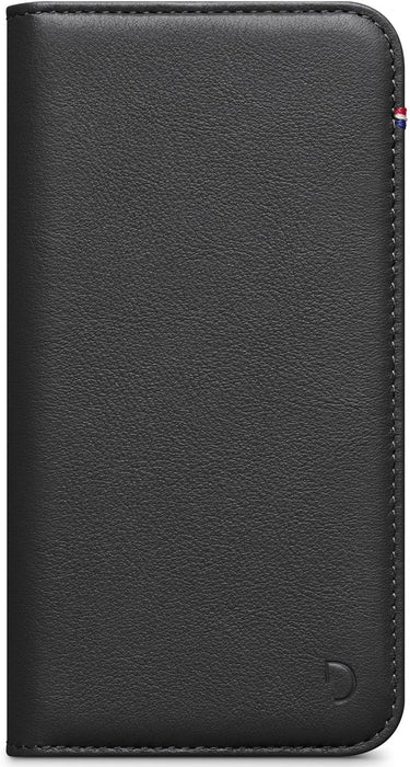 DECODED Wallet Case - iPhone 13 Mini Flip Cover European Leather - Black