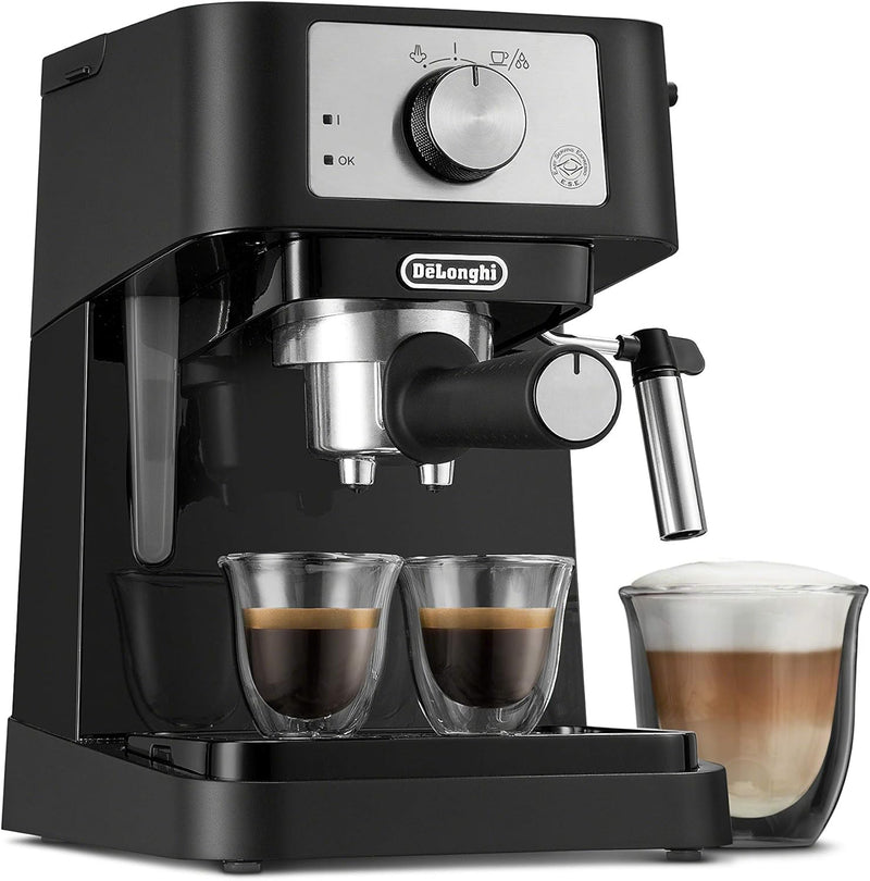 De'Longhi Stilosa Manual Espresso Machine Compact Coffee Maker - EC260BK