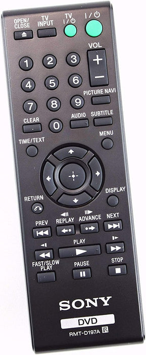 Sony RMT-D197A DVD Player Remote Control