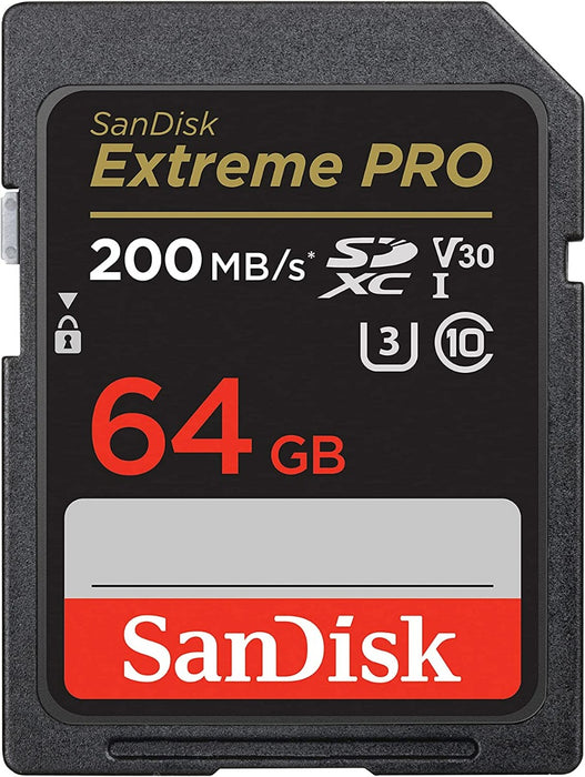 SanDisk SDSDXXU-064G-GN4IN 64GB Extreme PRO SDXC UHS-I Memory Card