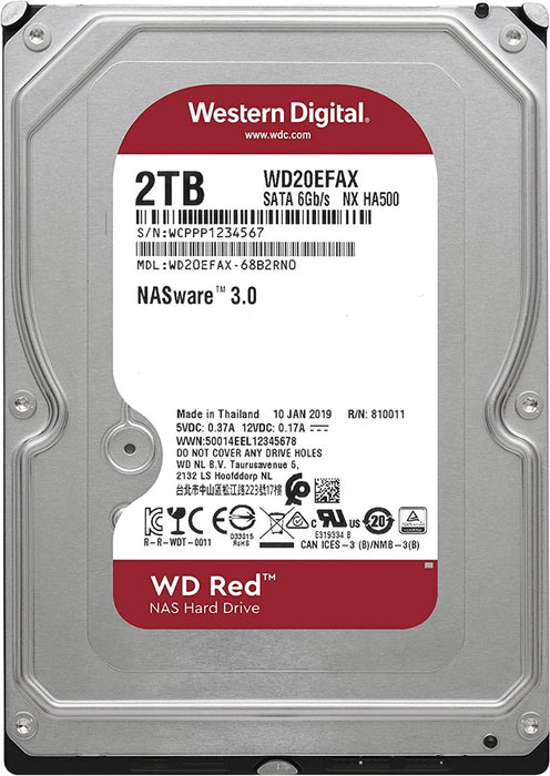 Western Digital 2TB WD Red NAS Internal Hard Drive HDD