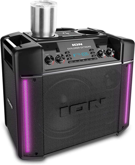 ION Audio Explorer Extreme High Power All Weather Speaker with Wireless Charging