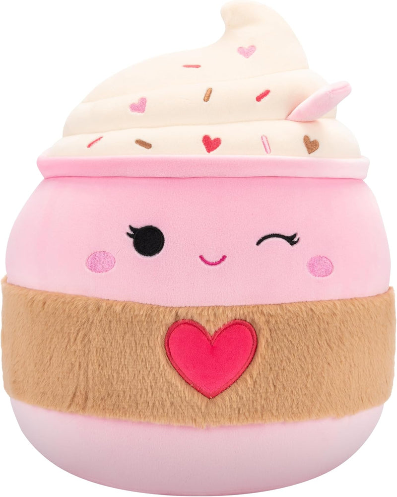 Squishmallows Original 16in Jenny the Pink Latte Valentines Plush