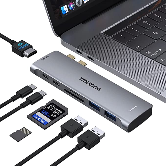 Zmuipng ZM1818 USB-C 7 IN 1 Hub Adapter