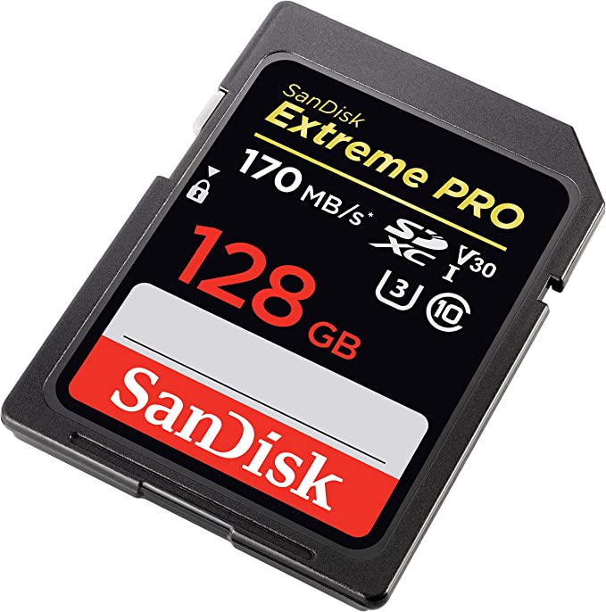 SanDisk 128GB Extreme PRO SDXC UHS-I Card 4K UHD SD Card