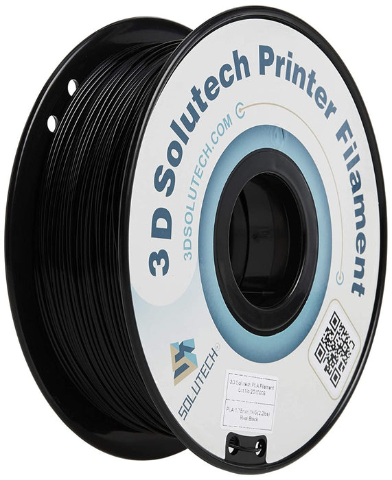 3D Solutech Real Black 3D Printer PLA Filament 1.75MM Filament
