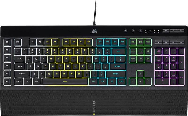 CORSAIR K55 RGB PRO-Dynamic RGB Backlighting - Six Macro Keys with Elgato Stream Deck Software