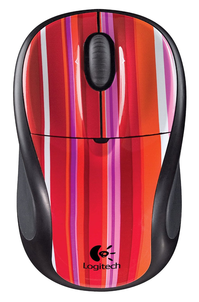 Logitech V220 Cordless Optical Mouse Candy Stripe (MOUSE ONLY)
