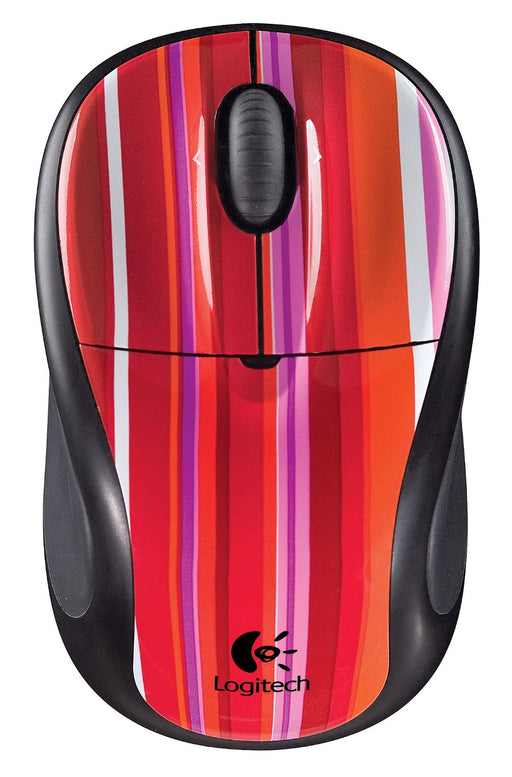 Logitech V220 Cordless Optical Mouse Candy Stripe (MOUSE ONLY)