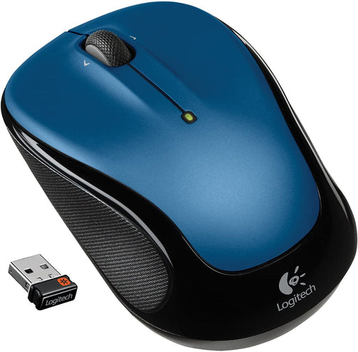 Logitech M325 Wireless Mouse with unifying receiver for PC/Mac-Blue