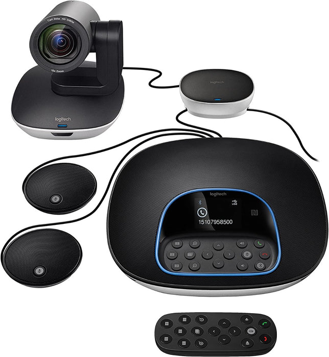 Logitech GROUP Video Conferencing System with Expansion Mics