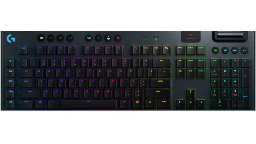 Logitech G915 RGB Lightspeed  Wireless Keyboard Tactile - Black