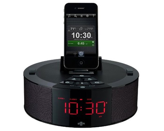 STEM TimeCommand Audio Alarm Clock for iPod, iPhone, and iPad