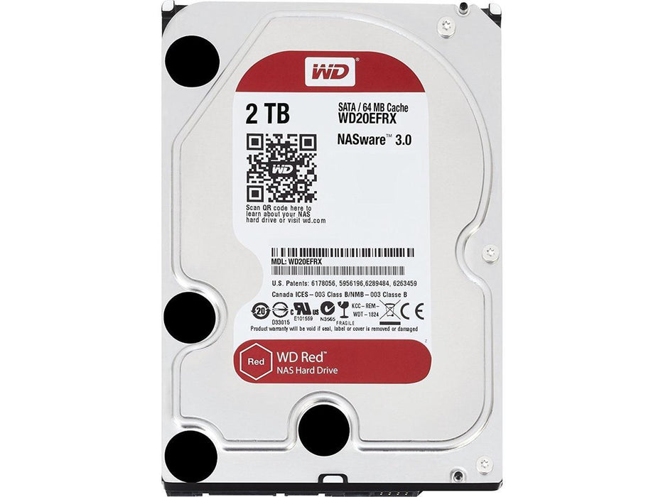 Western Digital WD20EFRX 2TB 3.5-inch SATA 6Gb/s 64MB Cache Hard Drive