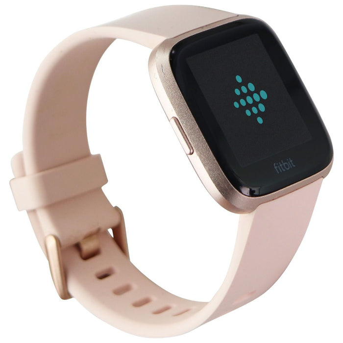 Fitbit Versa (1st Gen) Smart Watch - Rose Gold Aluminum/Pink Band
